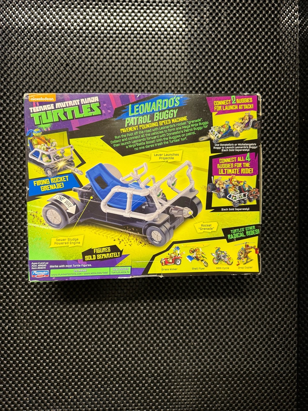 TMNT Leonardo's Patrol Buggy Vehicle (2014 Playmates) - Brand New Sealed